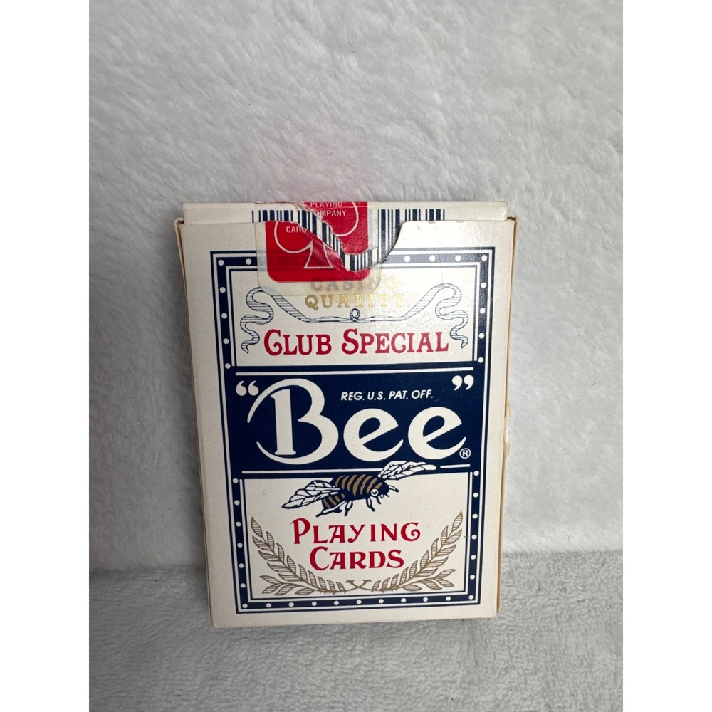 Vintage Bee Club Special Playing Cards Unisex OS Blue Good
